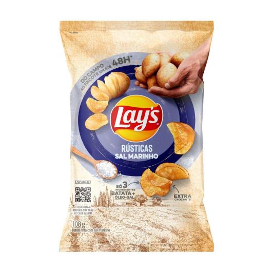 Batata rústicas sal marinho Lay's 108g - Imagem em destaque