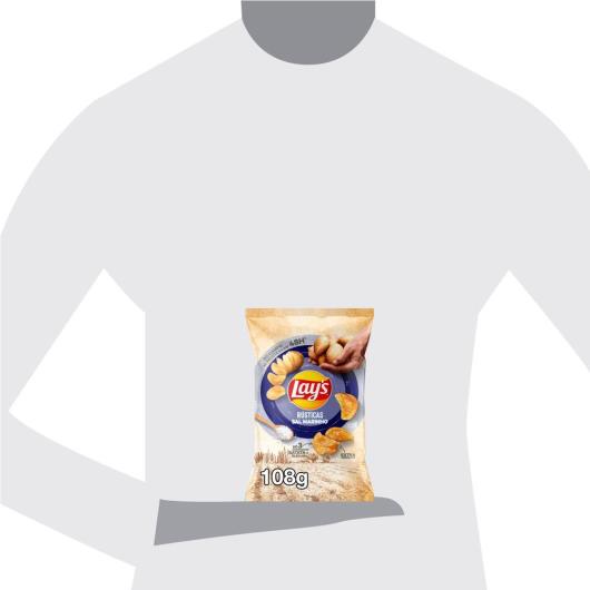Batata rústicas sal marinho Lay's 108g - Imagem em destaque