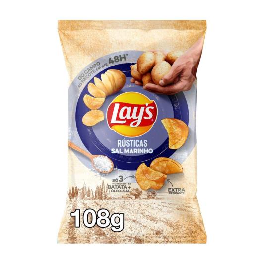 Batata rústicas sal marinho Lay's 108g - Imagem em destaque