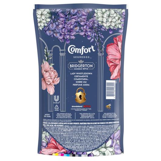 Amaciante Concentrado Bridgerton Comfort Segredos Sachê 900ml Leve Mais Pague Menos - Imagem em destaque