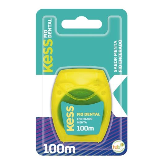 Fio dental encerado menta Kess 100 Metros - Imagem em destaque