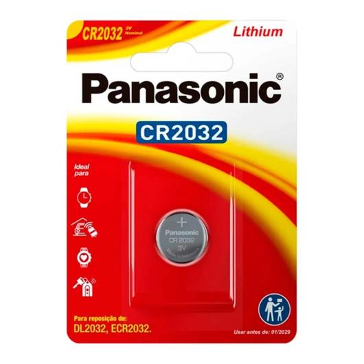Bateria lítio CR2032 Panasonic Unidade - Imagem em destaque