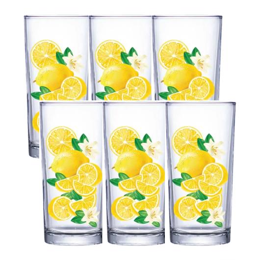 Conjunto de copo limão siciliano Ruvolo 6 Unidades - Imagem em destaque