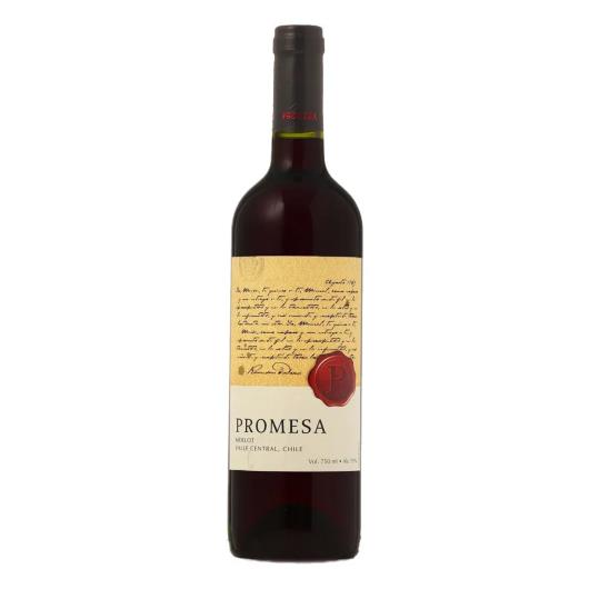 Vinho chileno merlot Promessa 750ml - Imagem em destaque