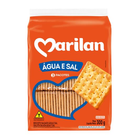 Biscoito água e sal Marilan 300g - Imagem em destaque