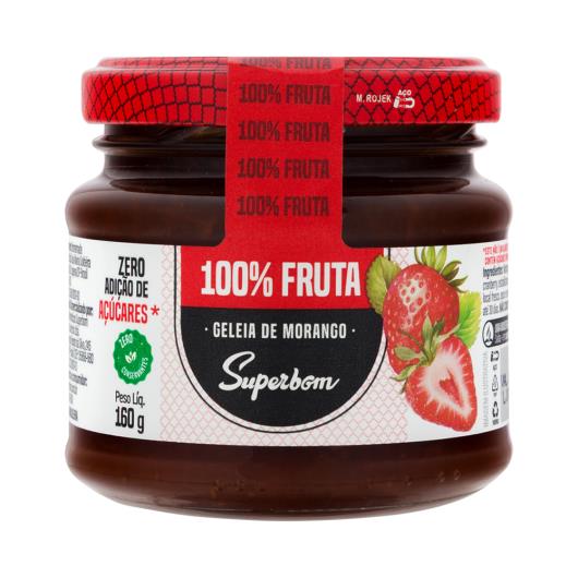 Geléia 100% fruta morango Superbom 160g - Imagem em destaque