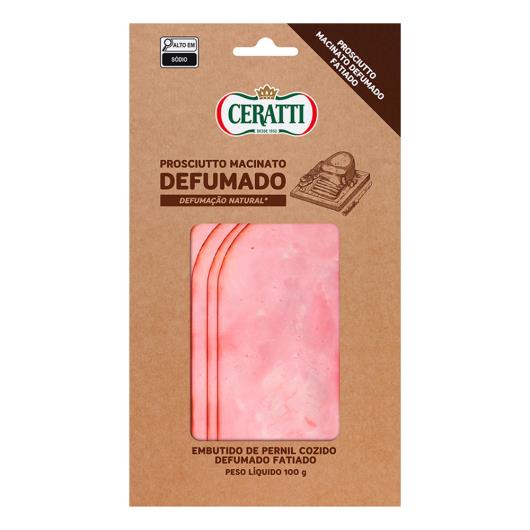 Prosciutto Macinato Defumado Ceratti Fatiado 100g - Imagem em destaque