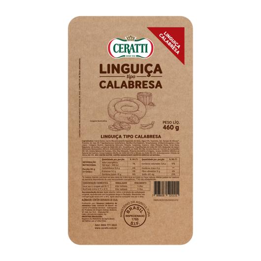 Linguiça Tipo Calabresa Ceratti 370g - Imagem em destaque