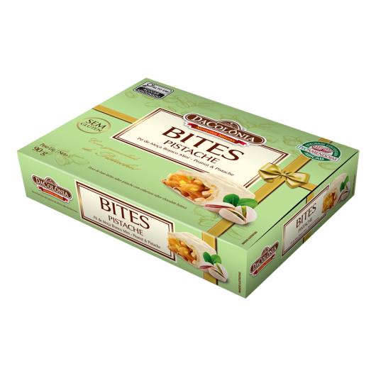 Pé de moça pistache Dacolônia Bites 90g - Imagem em destaque