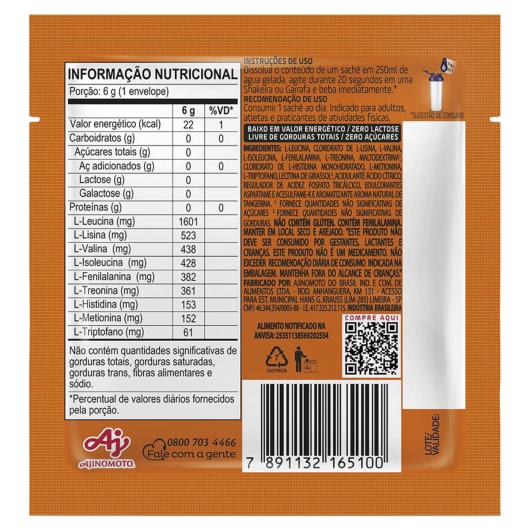Suplemento Alimentar em Pó Tangerina Aminovital 6g - Imagem em destaque