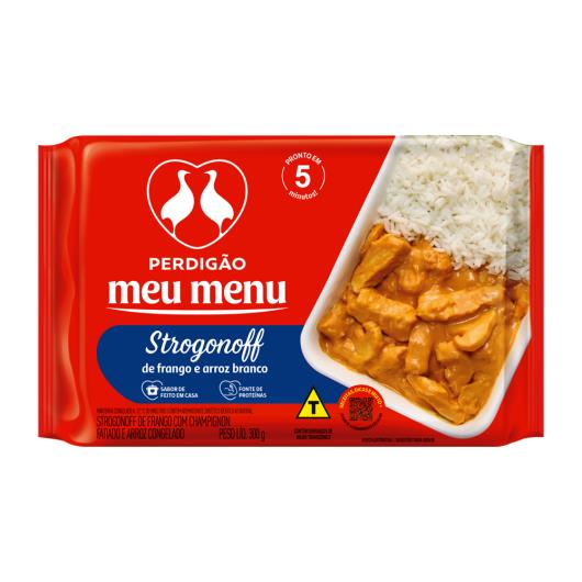 Strogonoff de frango arroz branco Perdigão Meu Menu 300g - Imagem em destaque