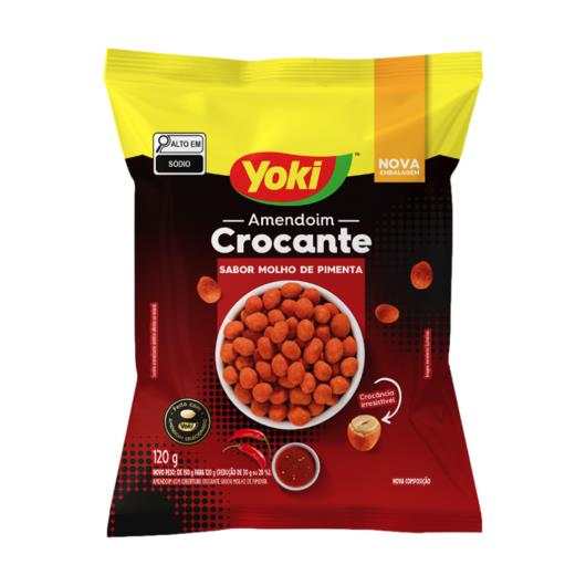 Amendoim crocante molho pimenta Yoki 120g - Imagem em destaque