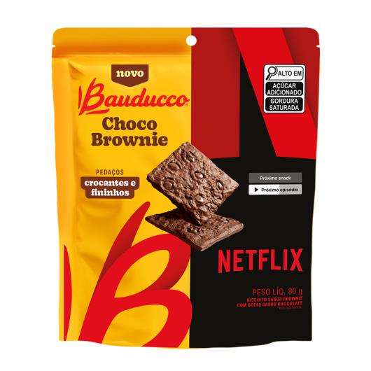 Biscoito Choco Brownie Netflix Bauducco 80g - Imagem em destaque