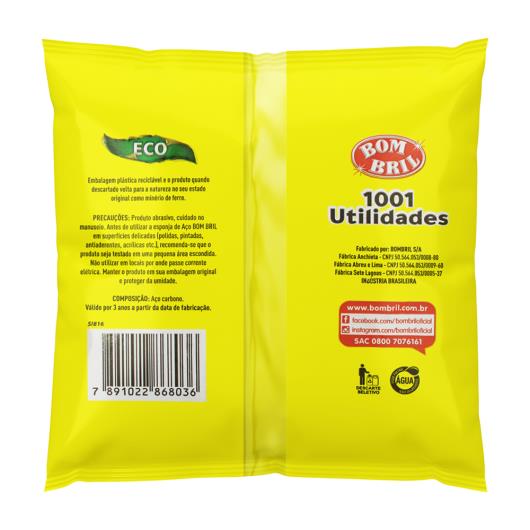 Esponja de Aço Bombril 45g - Imagem em destaque