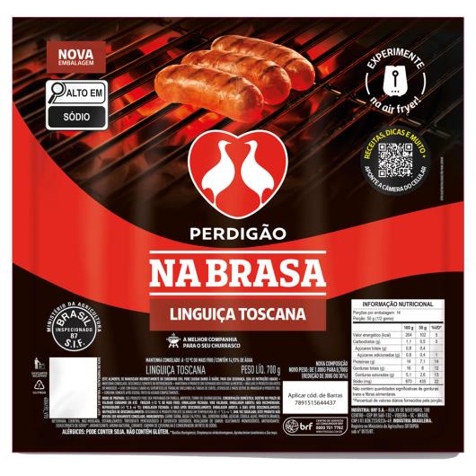 Linguiça toscana Perdigão Na Brasa 700g - Imagem em destaque