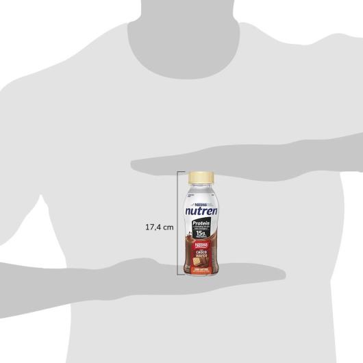 Bebida láctea choco wafer 15g de proteína Nutren 260ml - Imagem em destaque