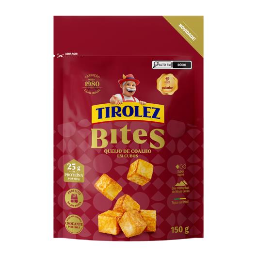 Bites de queijo coalho Tirolez cubos 150g - Imagem em destaque