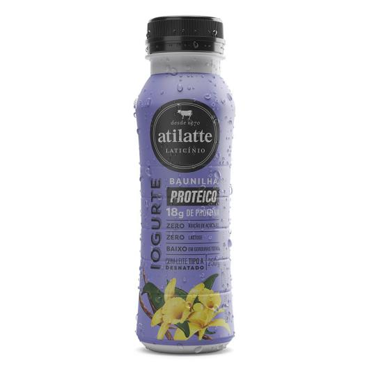 Iogurte Baunilha 18g de Proteínas Atilatte 250g - Imagem em destaque