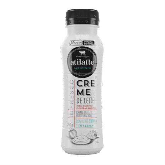 Creme de Leite Pasteurizado Integral com Leite Tipo A Atilatte Refrigerado 250g - Imagem em destaque
