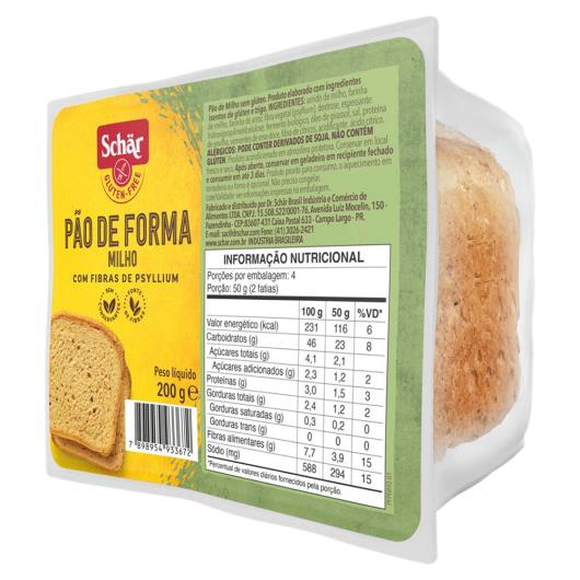 Pão milho sem gluten Schar 200g - Imagem em destaque