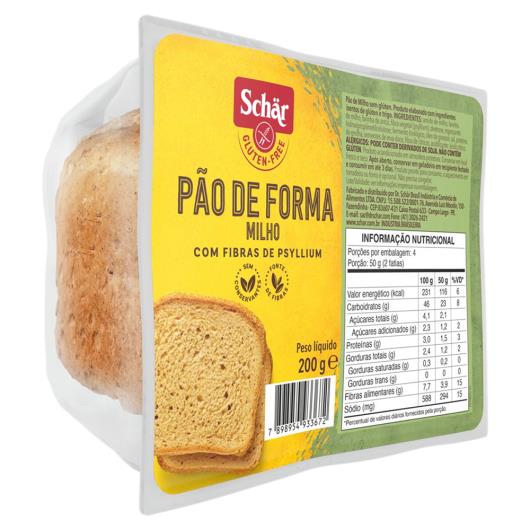 Pão milho sem gluten Schar 200g - Imagem em destaque