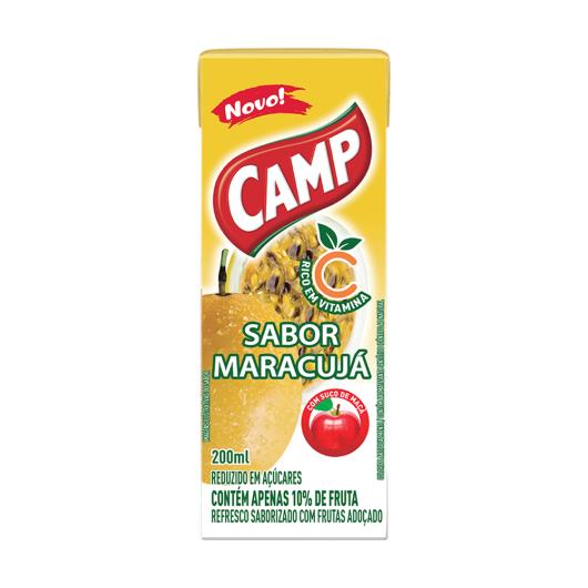 Refresco Maracujá Camp 200ml - Imagem em destaque