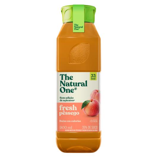Suco fresh pessego sem açúcares The Natural One 900ml - Imagem em destaque