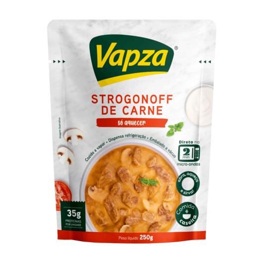 Strogonoff de carne cozido a vapor Só Aquecer Vapza vácuo 250g - Imagem em destaque