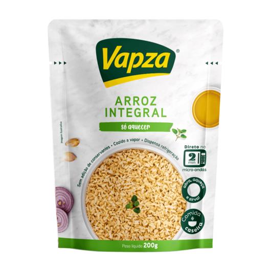 Arroz integral cozido a vapor Só Aquecer Vapza 200g - Imagem em destaque