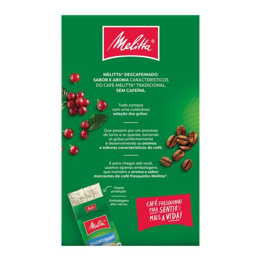 Café descafeínado Melitta vácuo 250g - Imagem em destaque