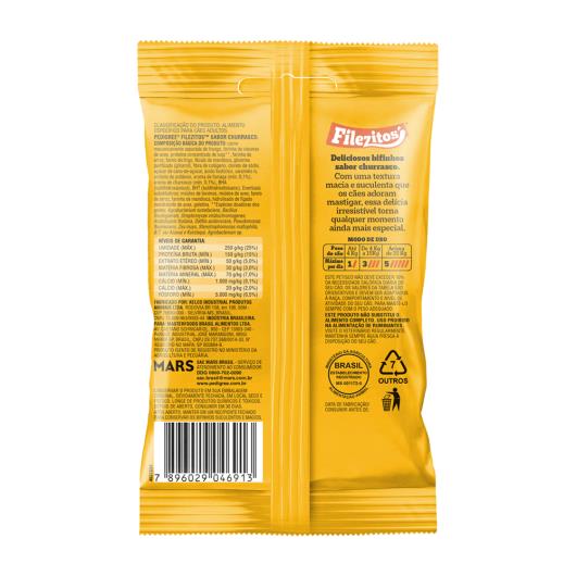 Bifinho para cães adultos churrasco Filezitos Pedigree 60g - Imagem em destaque