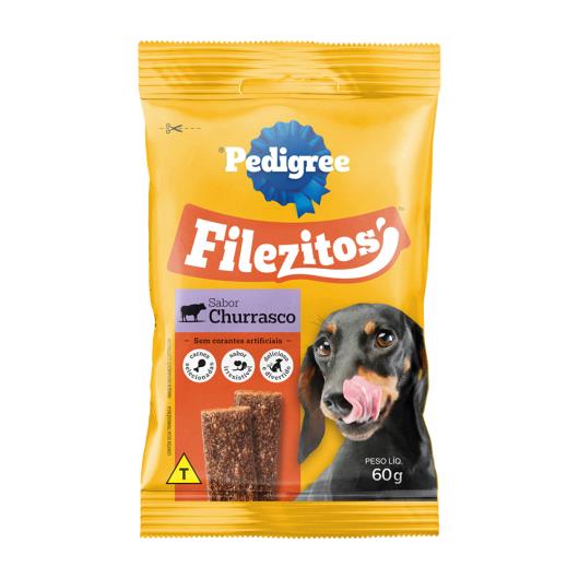 Bifinho para cães adultos churrasco Filezitos Pedigree 60g - Imagem em destaque