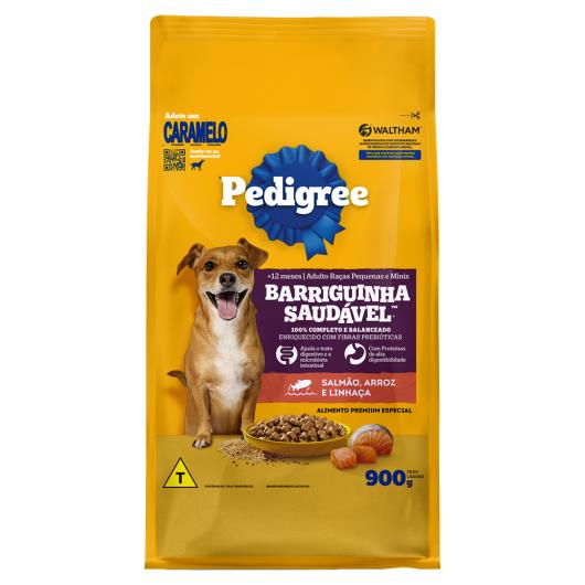 Alimento para Cães adultos pequenos e minis salmão Pedigree 900g - Imagem em destaque