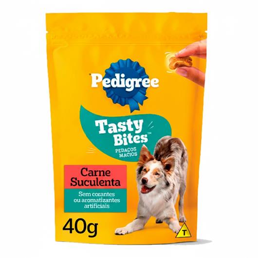 Petisco para cães carne suculenta Pedigree Tasty Bites 40g - Imagem em destaque
