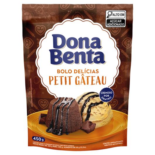Mistura para Bolo Petit Gâteau Dona Benta Sachê 450g - Imagem em destaque