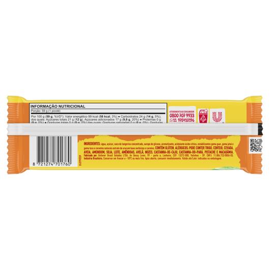 Picolé tangerina Fruttare Kibon Edição Limitada 59g - Imagem em destaque