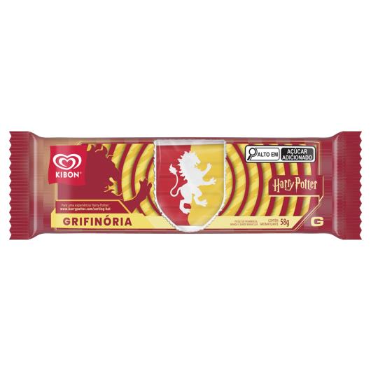 Picolé grifinoria harry potter Kibon 58g - Imagem em destaque