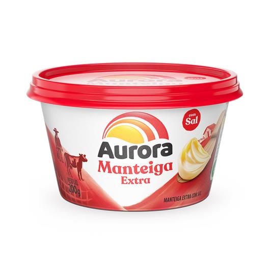 Manteiga Extra com Sal Aurora Pote 200g - Imagem em destaque