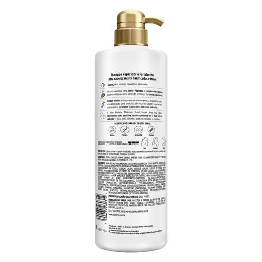 Shampoo molecular bond repair Pantene 510ml - Imagem em destaque