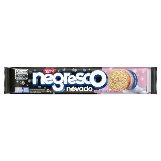 Biscoito Recheado Morango Nevado Negresco 90g - Imagem em destaque