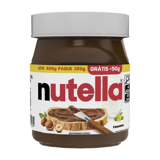 Creme de Avelã Nutella Leve 400g Pague 350g - Imagem em destaque