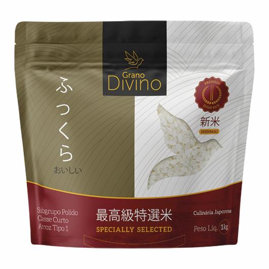 Arroz Sushi Rice Grano Divino Premium Pouch 1kg - Imagem em destaque
