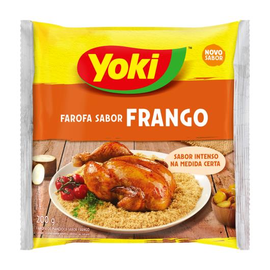 Farofa de Mandioca Sabor Frango Yoki Pacote 200g - Imagem em destaque