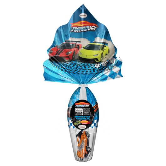 Ovo de Páscoa ao Leite Turbo Cars Topcau 90g Vem com Um Carrinho - Imagem em destaque