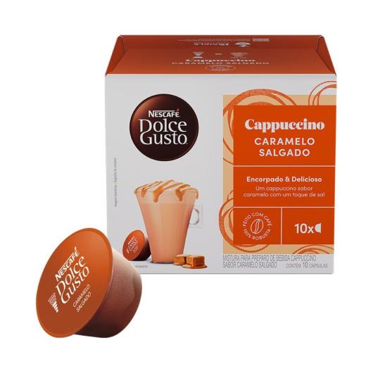 Cápsula Cappuccino Caramelo Salgado Dolce Gusto 10un 175g - Imagem em destaque