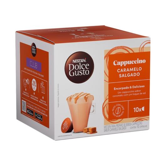 Cápsula Cappuccino Caramelo Salgado Dolce Gusto 10un 175g - Imagem em destaque