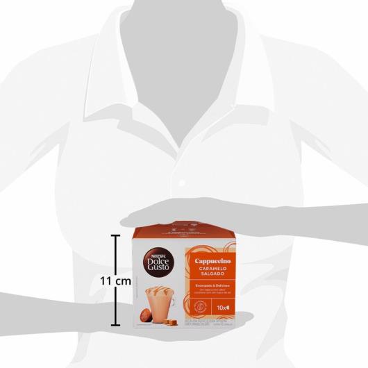 Cápsula Cappuccino Caramelo Salgado Dolce Gusto 10un 175g - Imagem em destaque