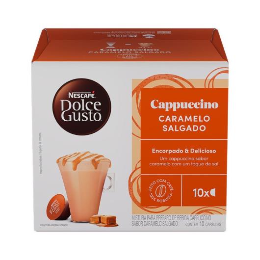 Cápsula Cappuccino Caramelo Salgado Dolce Gusto 10un 175g - Imagem em destaque