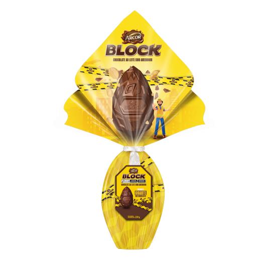 Ovo de Páscoa ao Leite Block Arcor 230g - Imagem em destaque