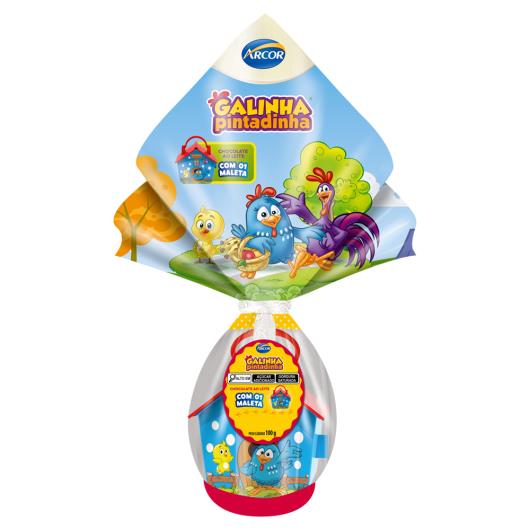 Ovo de Páscoa ao Leite Galinha Pintadinha Arcor 100g Vem com 1 Maleta - Imagem em destaque